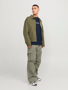 Jack & Jones Painettu Pyöreä pääntie T-paita -Sky Captain - 12251775