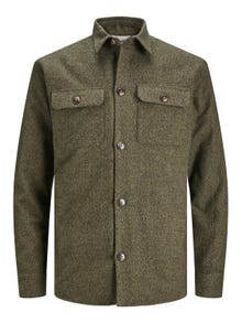 Jack & Jones Plus Size Giacca camicia Relaxed Fit -Olive Night - 12251838