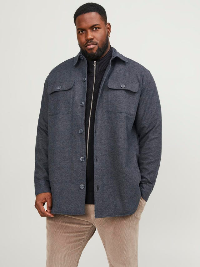 Jack & Jones Plus Size Relaxed Fit Overshirt - 12251838