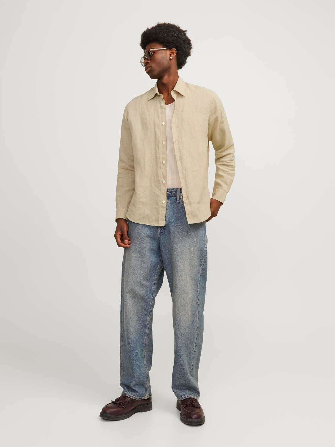 Jack & Jones Camicia Relaxed Fit -Fields Of Rye - 12251844
