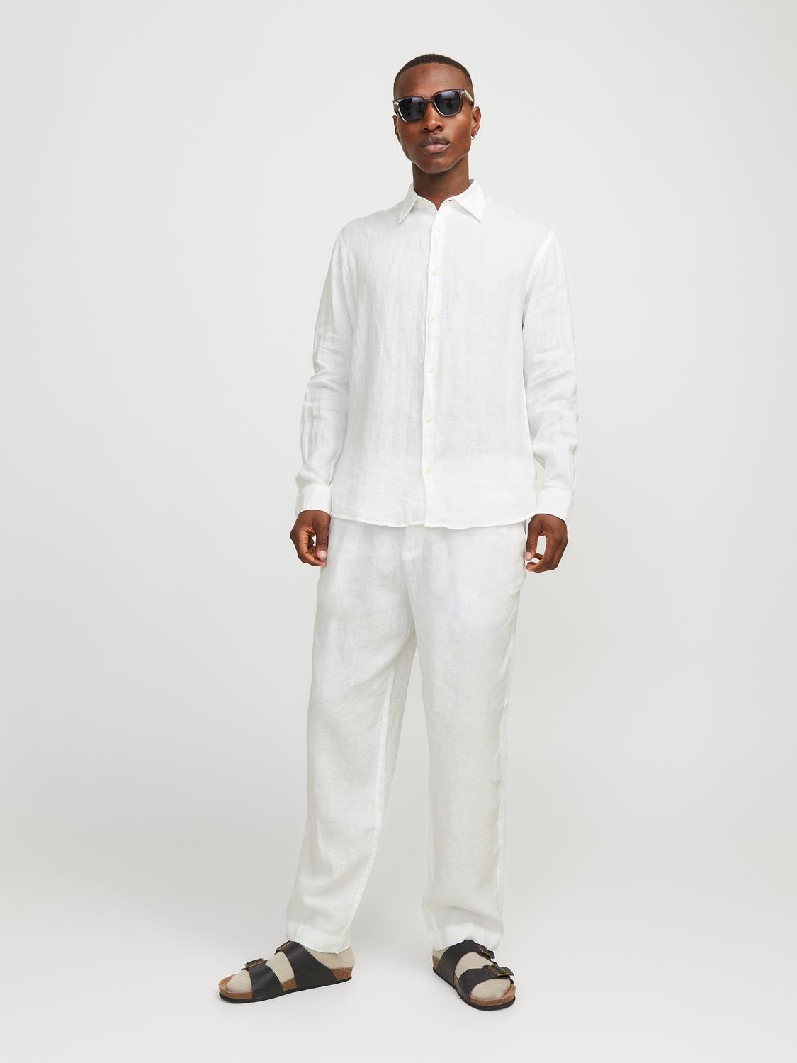 Jack & Jones Κανονικό -Bright White - 12251844