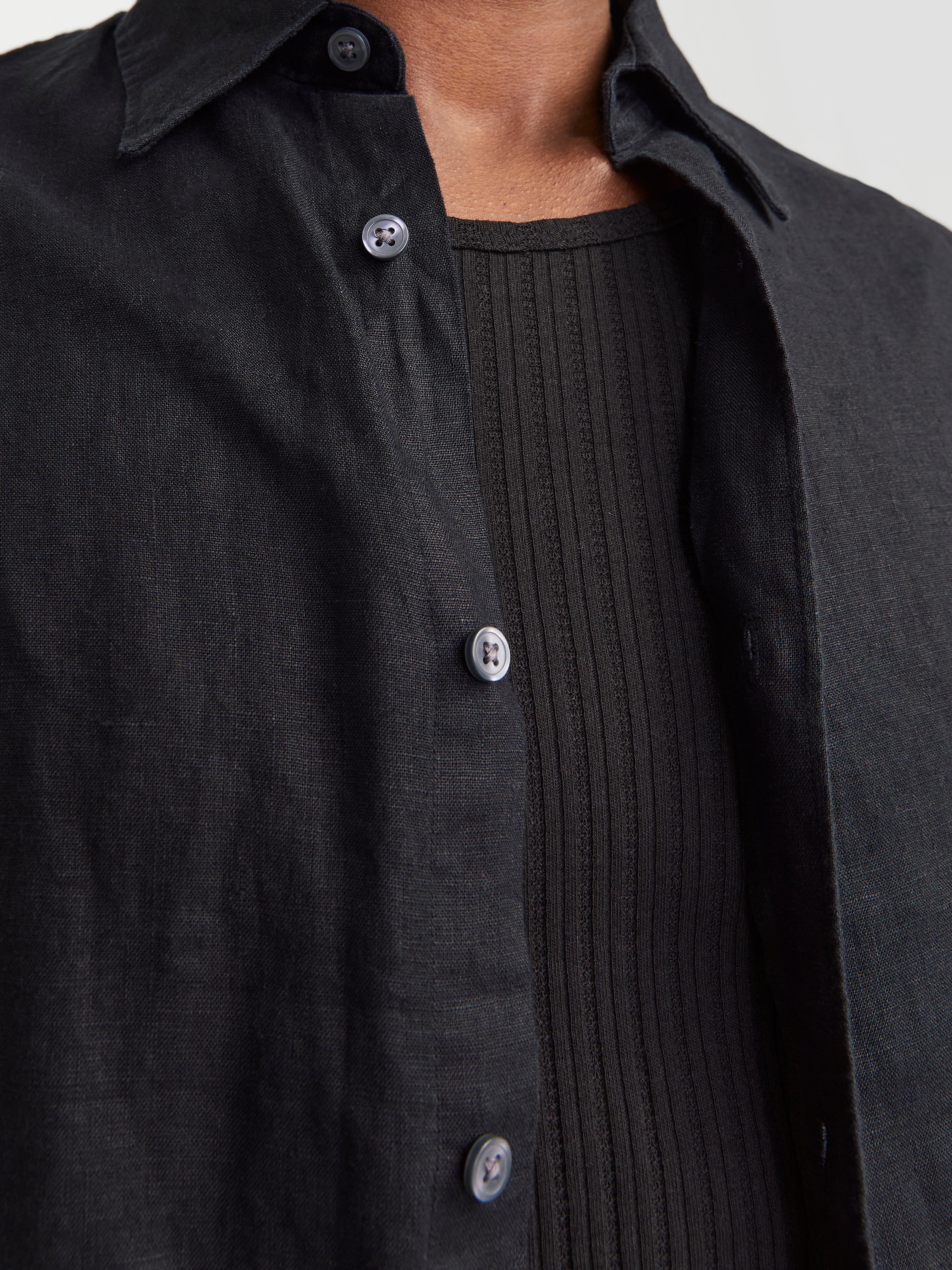 Jack & Jones Relaxed Fit Shirt -Black Onyx - 12251844