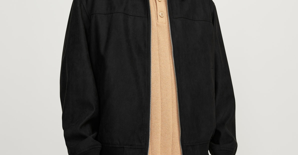 Giacca Da Uomo Jack & Jones Bomber Jacket With Pockets In Khaki - Foto 8