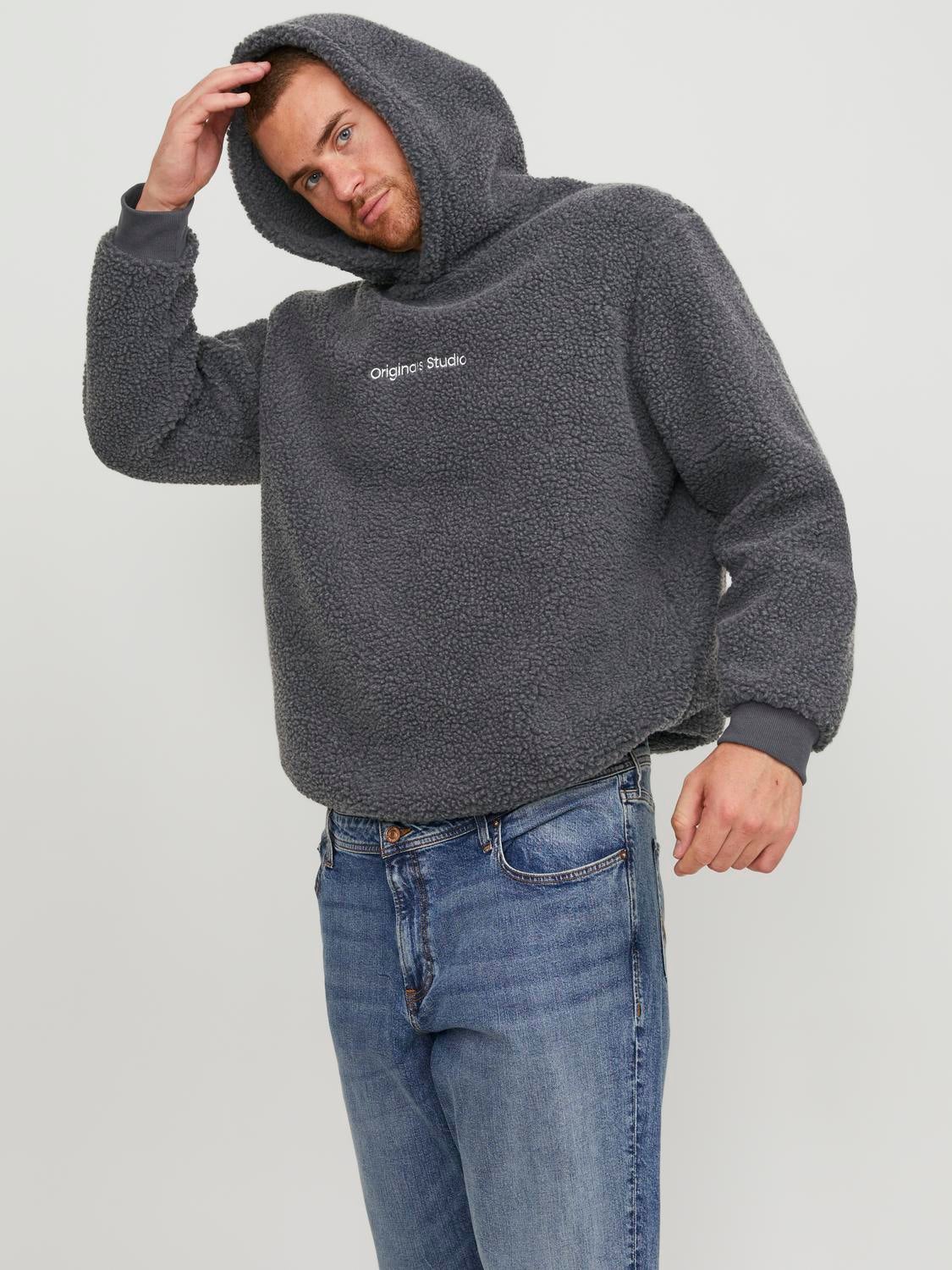 Plus size teddy outlet hoodie