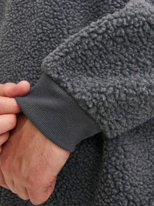 Jack & Jones Plus Size Vienspalvis Megztinis su gobtuvu -Asphalt - 12251862