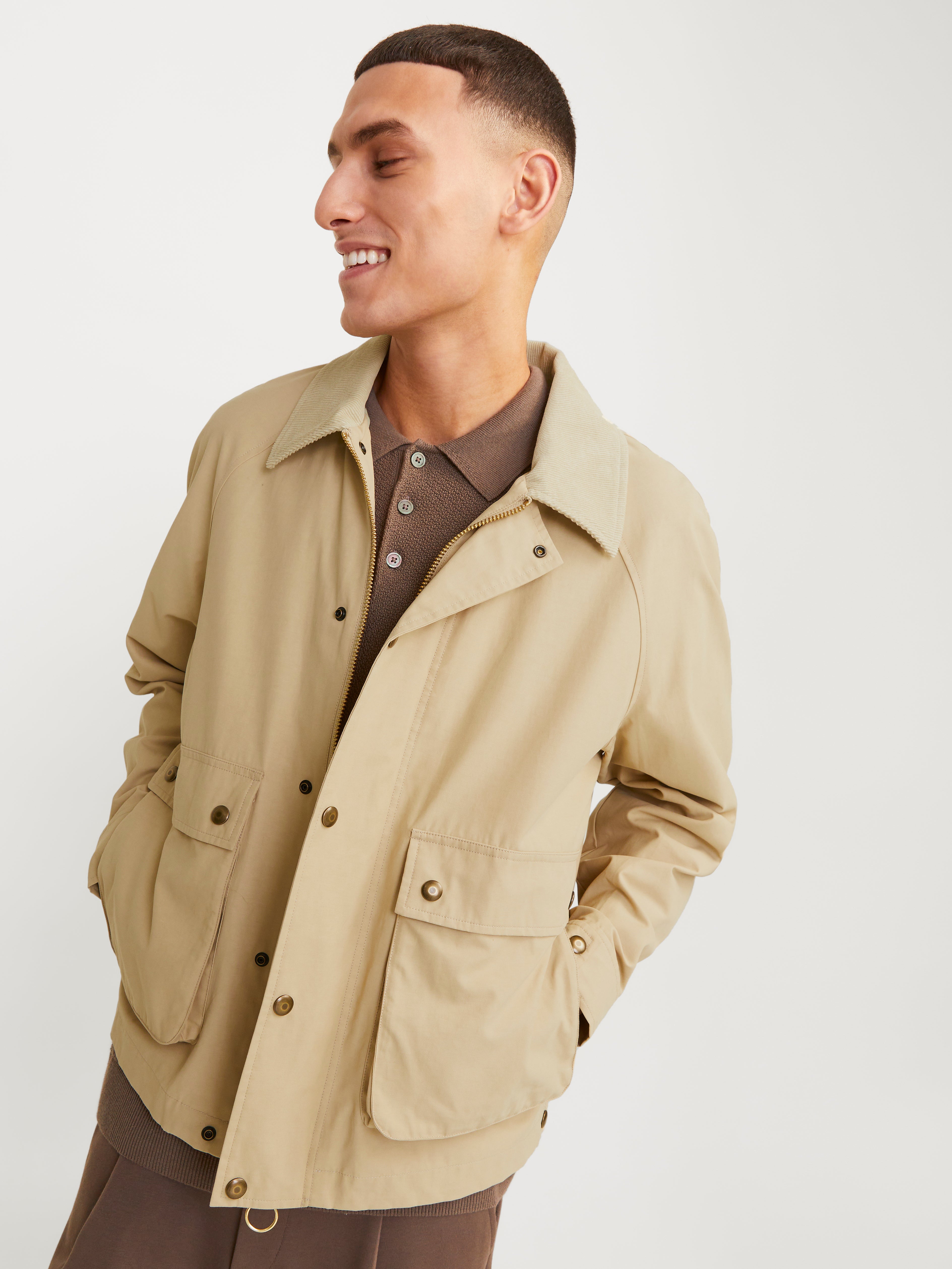 Jack and jones hot sale khaki jacket