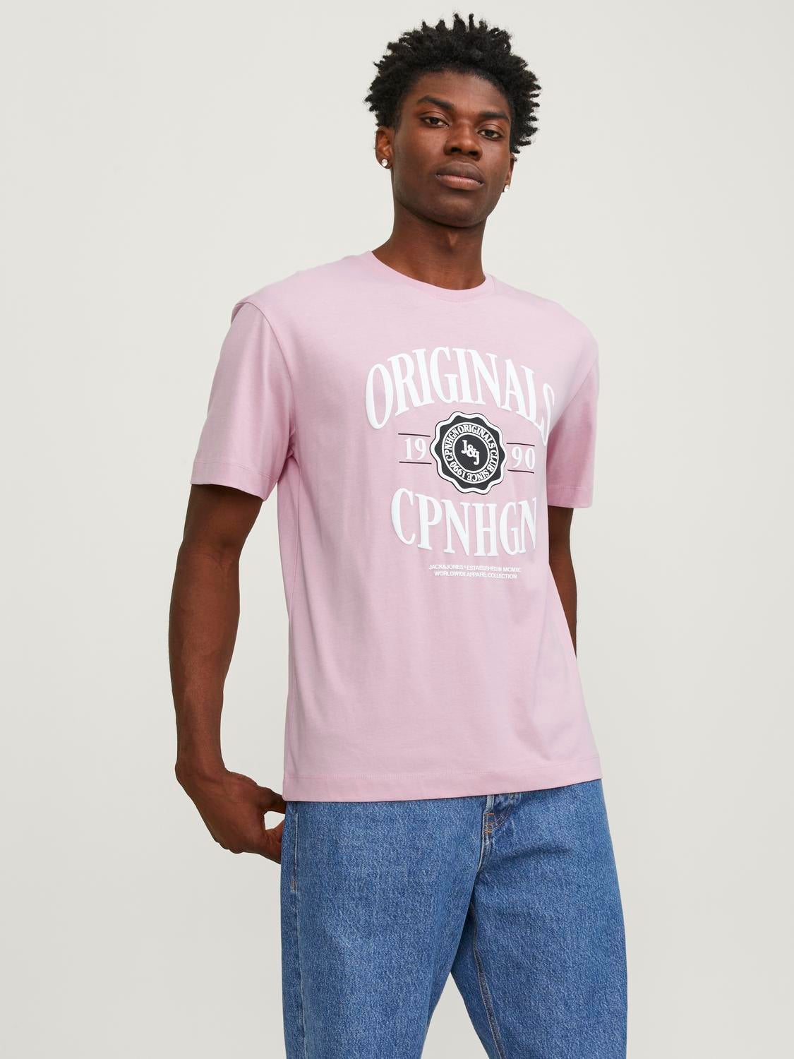 Pink v neck t shirt mens best sale