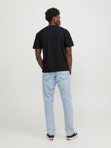 Jack & Jones T-shirt Estampar Decote Redondo -Black - 12251899