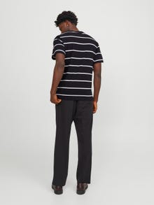Jack & Jones Stripete O-hals T-skjorte -Black - 12251901
