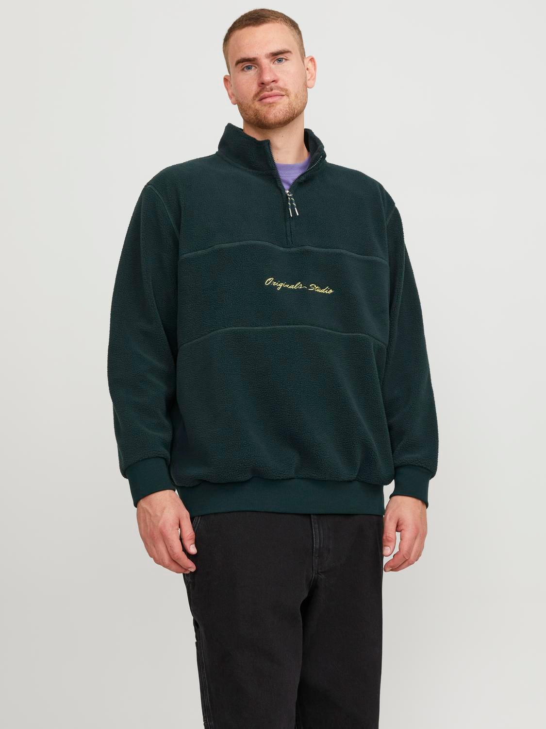 Jack & Jones Plus Size Sweatshirt mit Rundhals -Magical Forest - 12251903
