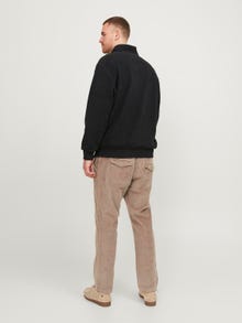 Jack & Jones Plus Size Sweatshirt med rund hals -Black - 12251903