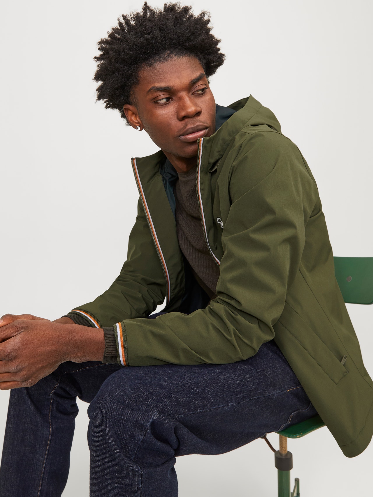 Jack & Jones Ingkabát -Olive Night - 12251909