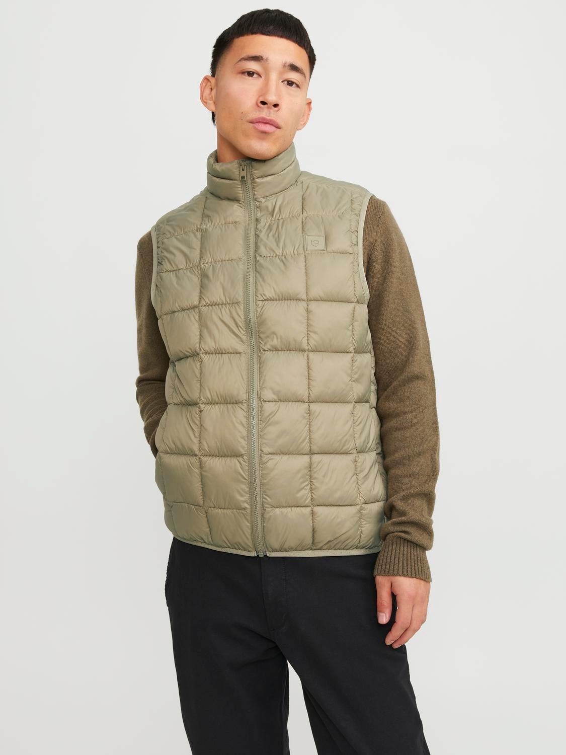 Jack & Jones Quiltad väst -Aloe - 12251948