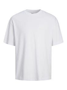Jack & Jones Printet Crew neck T-shirt -Bright White - 12251963