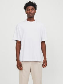 Jack & Jones T-shirt Estampar Decote Redondo -Bright White - 12251963