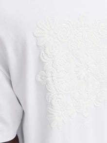 Jack & Jones Gedrukt Ronde hals T-shirt -Bright White - 12251963