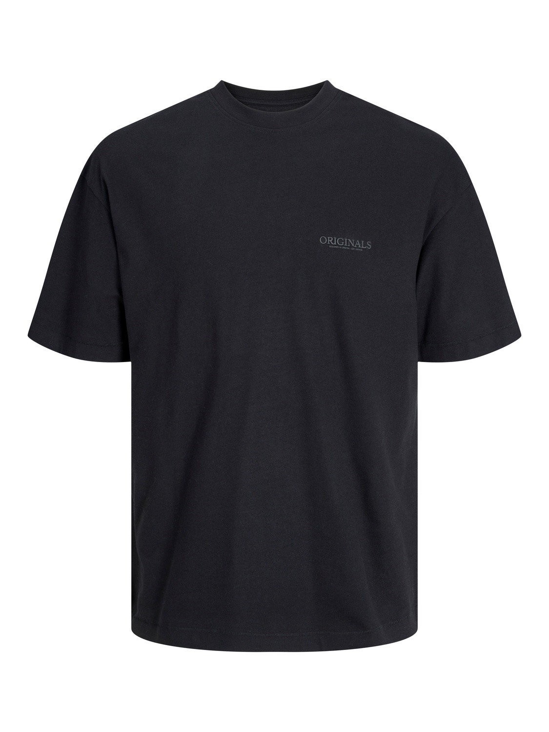 Jack & Jones Printet Crew neck T-shirt -Black - 12251963