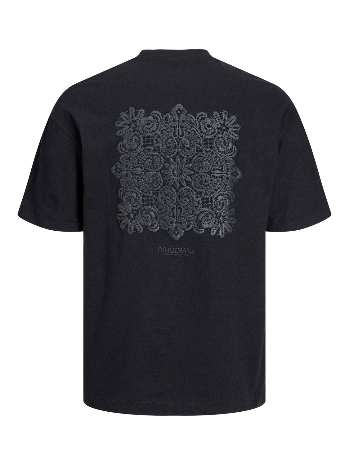 Jack & Jones Printet Crew neck T-shirt -Black - 12251963