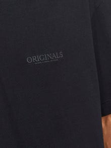 Jack & Jones Bedrukt Ronde hals T-shirt -Black - 12251963