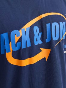 Jack & Jones Plus Size Painettu T-paita -Navy Blazer - 12251964