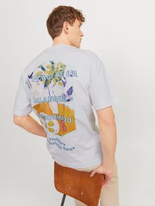 Jack & Jones Nadruk Okrągły dekolt T-shirt -Bright White - 12251970
