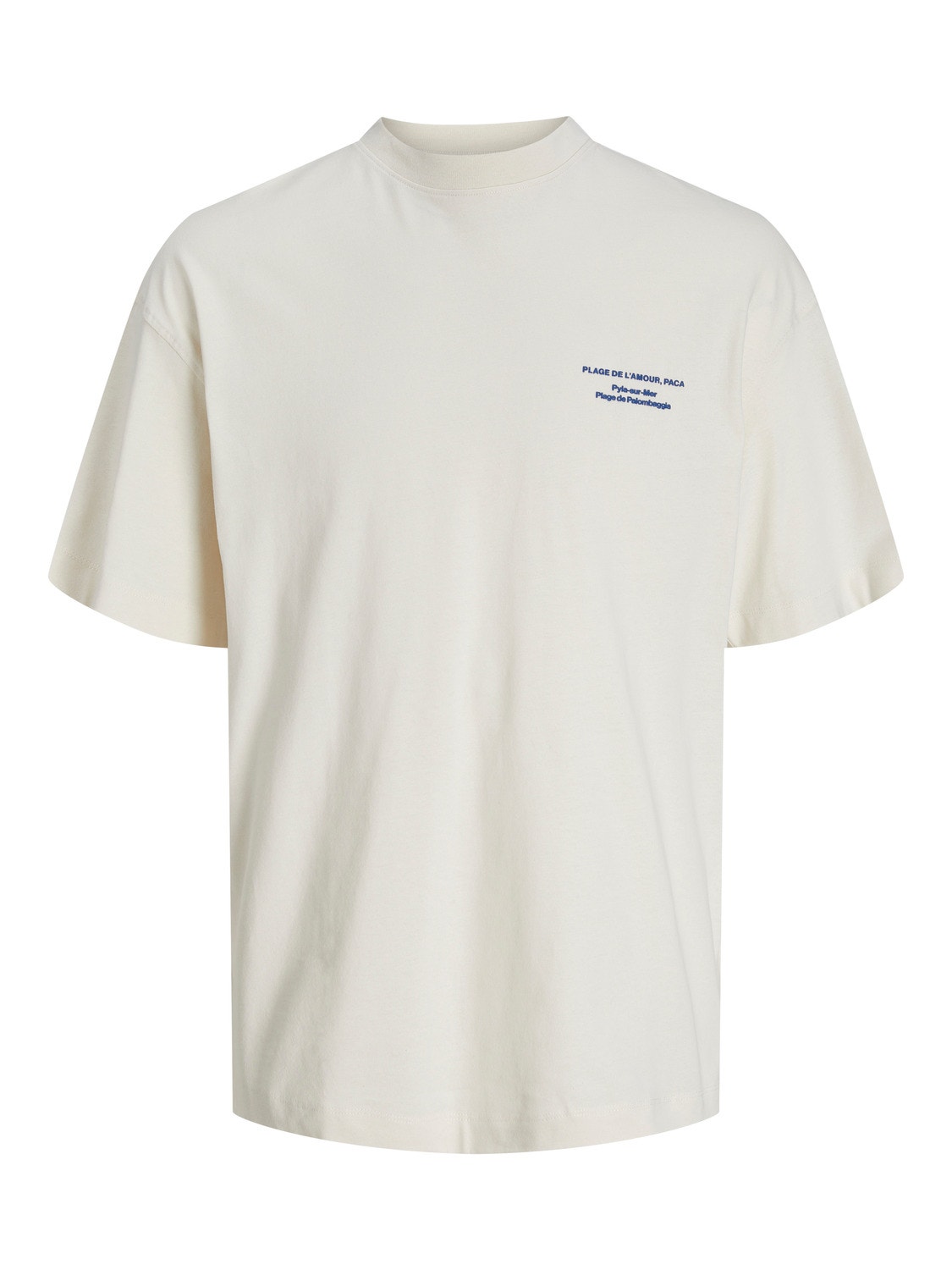 Jack & Jones Gedrukt Ronde hals T-shirt -Buttercream - 12251970