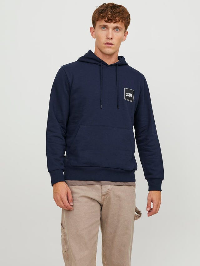 Jack & Jones Logo Hoodie - 12251998