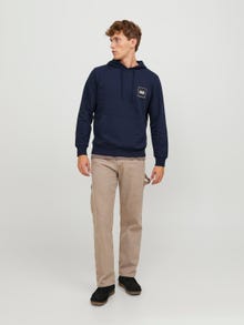 Jack & Jones Sudadera con capucha Logotipo -Navy Blazer - 12251998