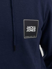 Jack & Jones Logo Hættetrøje -Navy Blazer - 12251998