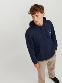 Jack & Jones Sudadera con capucha Logotipo -Navy Blazer - 12251998