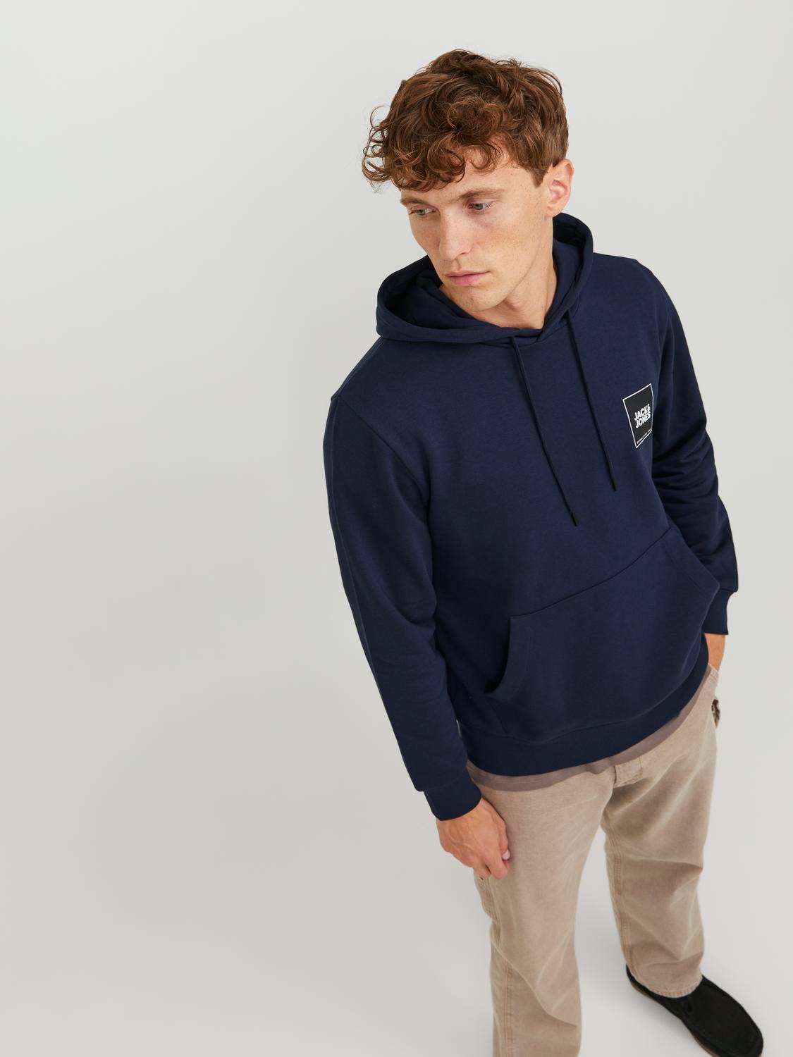 Jack & Jones Sudadera con capucha Logotipo -Navy Blazer - 12251998