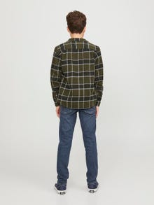 Jack & Jones JJIGLENN JJIORIGINAL SQ 587 Slim fit farmer Ifjúsági -Blue Denim - 12252048