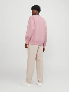 Jack & Jones Logotipas Apatinis prakaituojantis megztinis -Pink Nectar - 12252052