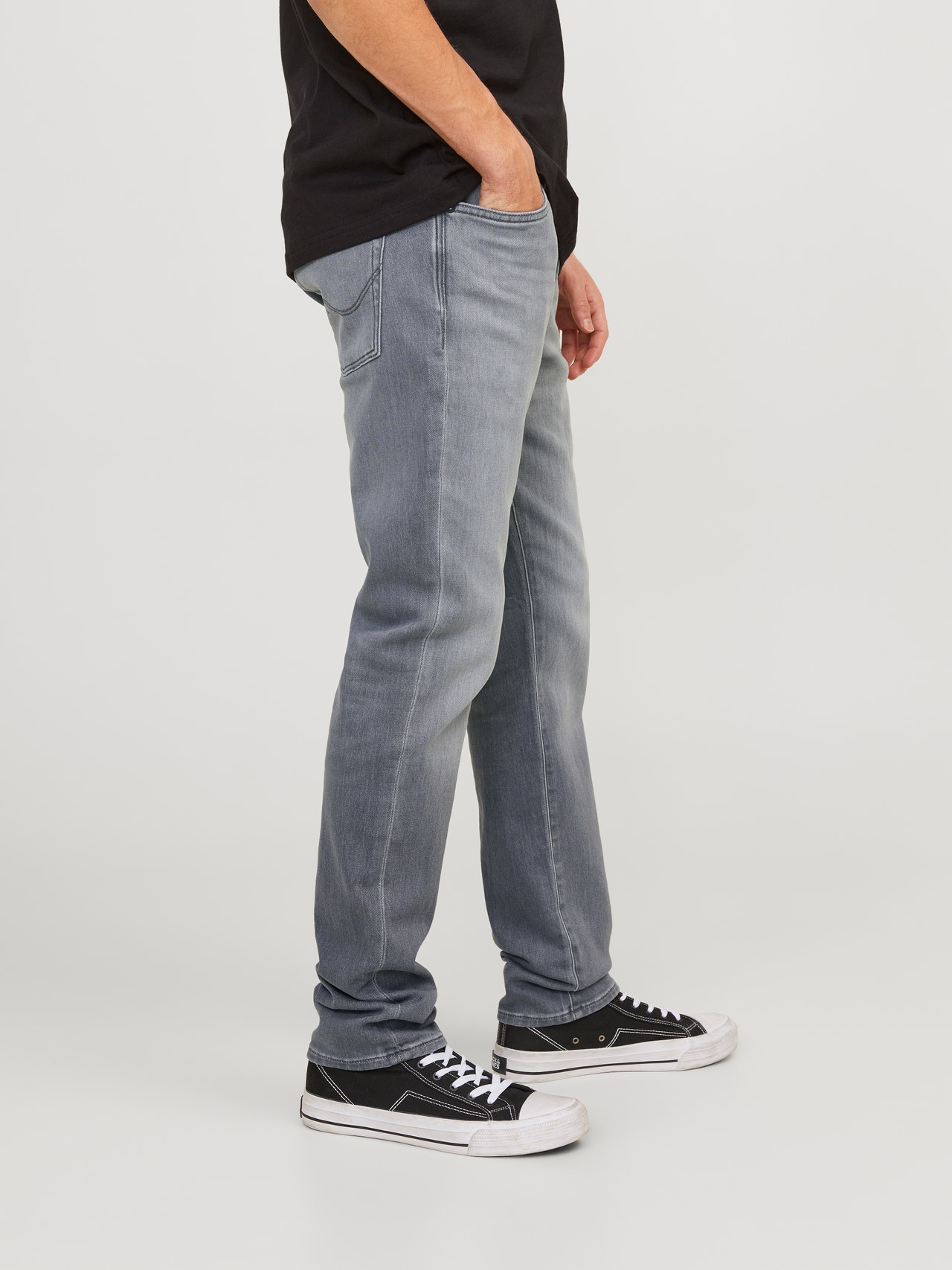 Jack & Jones JJIGLENN JJICON GE 370 I.K SS24 Jeans slim fit -Grey Denim - 12252082