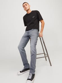 Jack & Jones JJIGLENN JJICON GE 370 I.K SS24 Slim fit Teksad -Grey Denim - 12252082