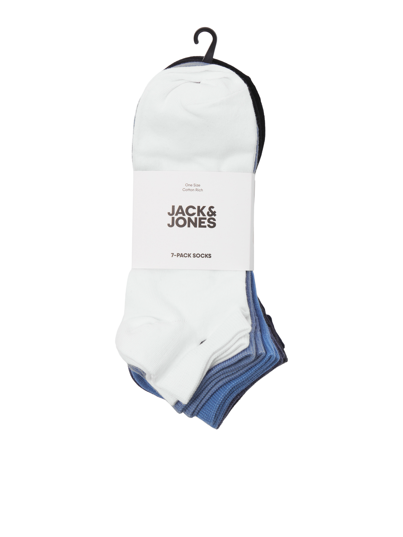 Jack & Jones 7-balení Nízké ponožky -Vintage Indigo - 12252095