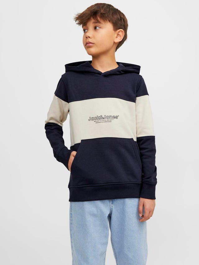 Jack & Jones Hoodie Estampar Para meninos - 12252116