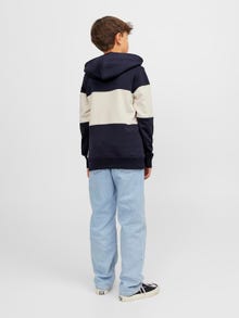 Jack & Jones Felpa con cappuccio Stampato Per Bambino -Navy Blazer - 12252116