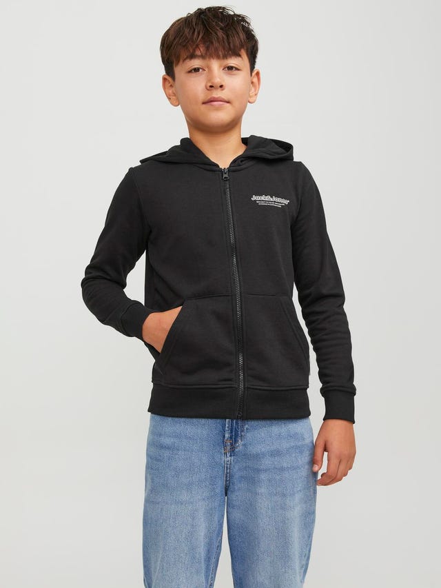 Jack & Jones Gedrukt Hoodie met halve rits Voor jongens - 12252118