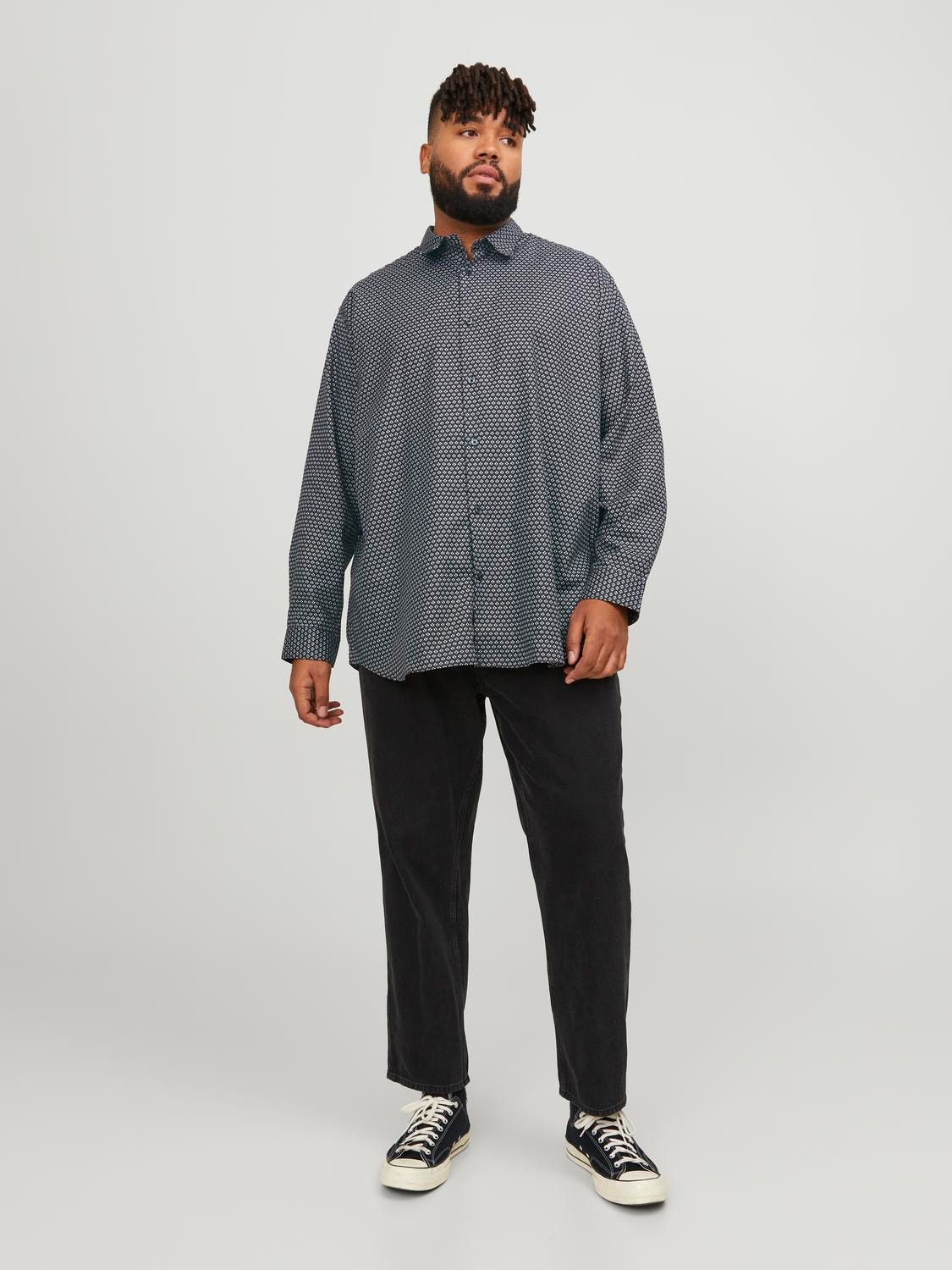 Jack & Jones Plus Size Loose Fit Muodollinen paita -Navy Blazer - 12252120