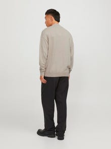 Jack & Jones Maglione con collo a girocollo -Oatmeal - 12252123