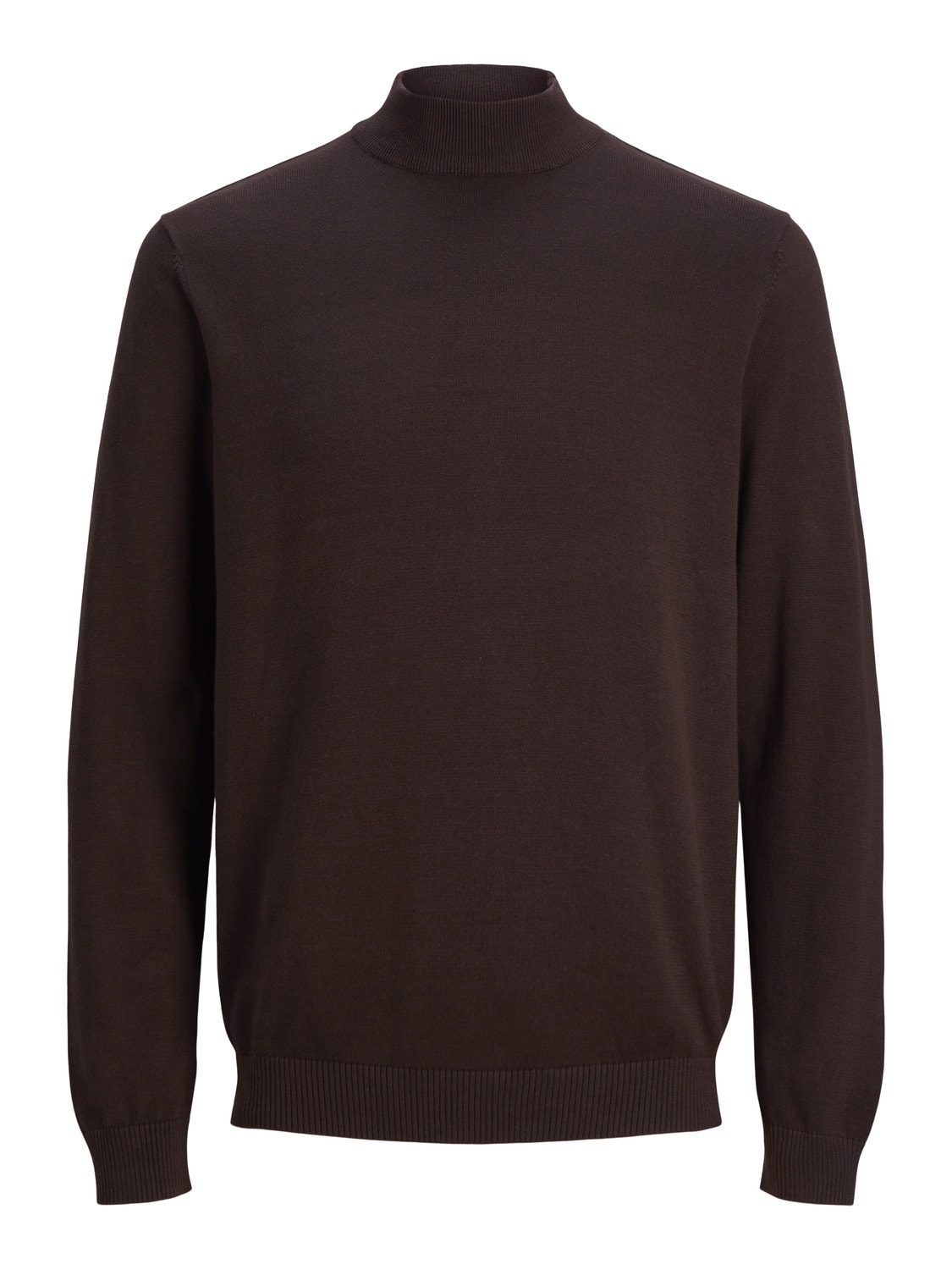 Jack & Jones Einfarbig Strickpullover mit Rundhals -Seal Brown - 12252123