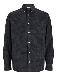 Jack & Jones Plus Size Camicia Loose Fit -Black Sand - 12252129