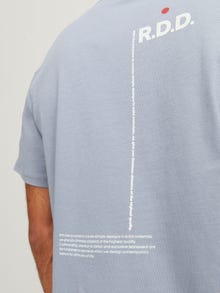 Jack & Jones RDD Nadruk Okrągły dekolt T-shirt -Tradewinds - 12252153