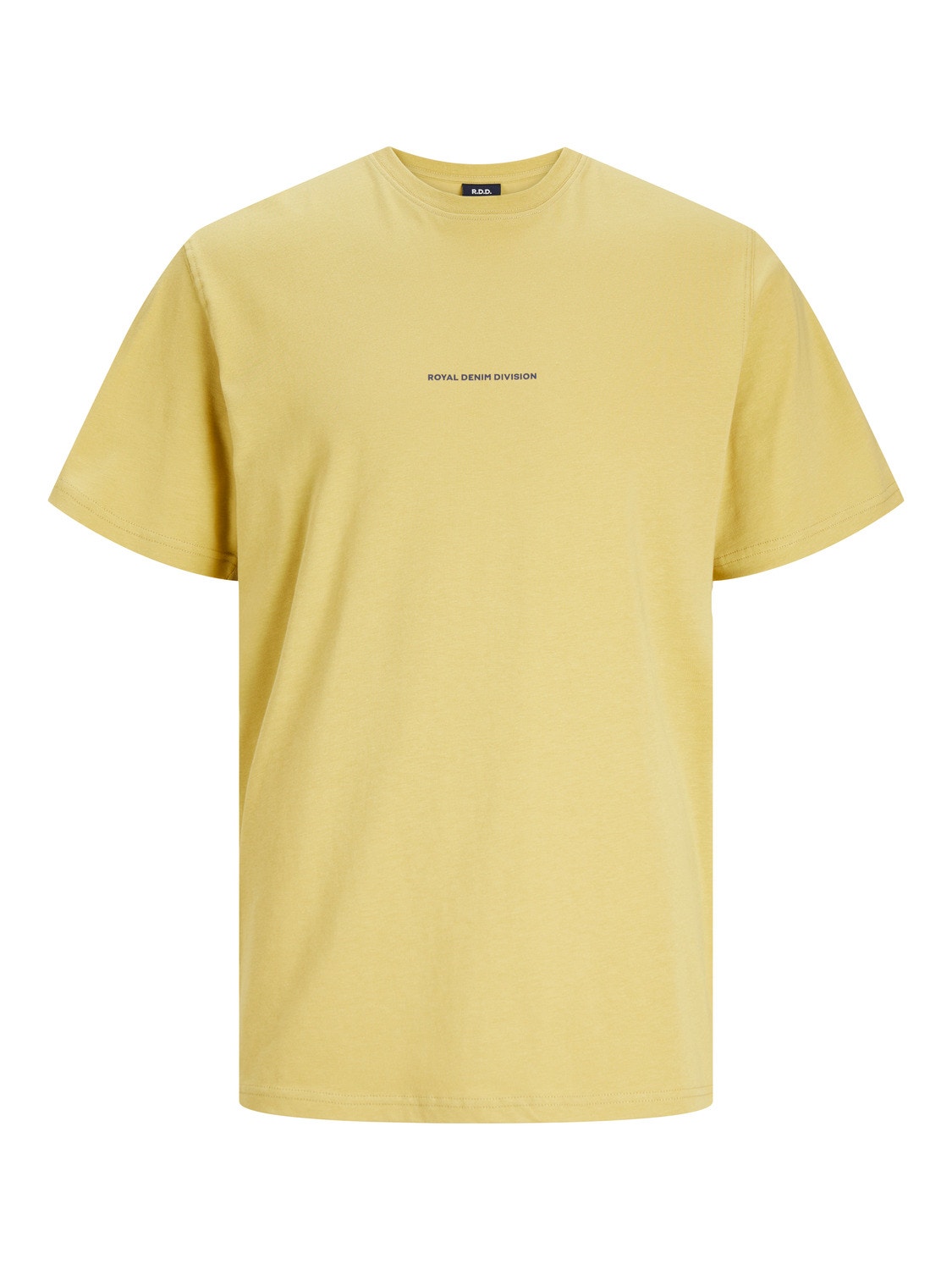 Jack & Jones RDD T-shirt Estampar Decote Redondo -Antique Gold - 12252153