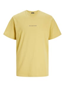 Jack & Jones RDD Tryck Rundringning T-shirt -Antique Gold - 12252153