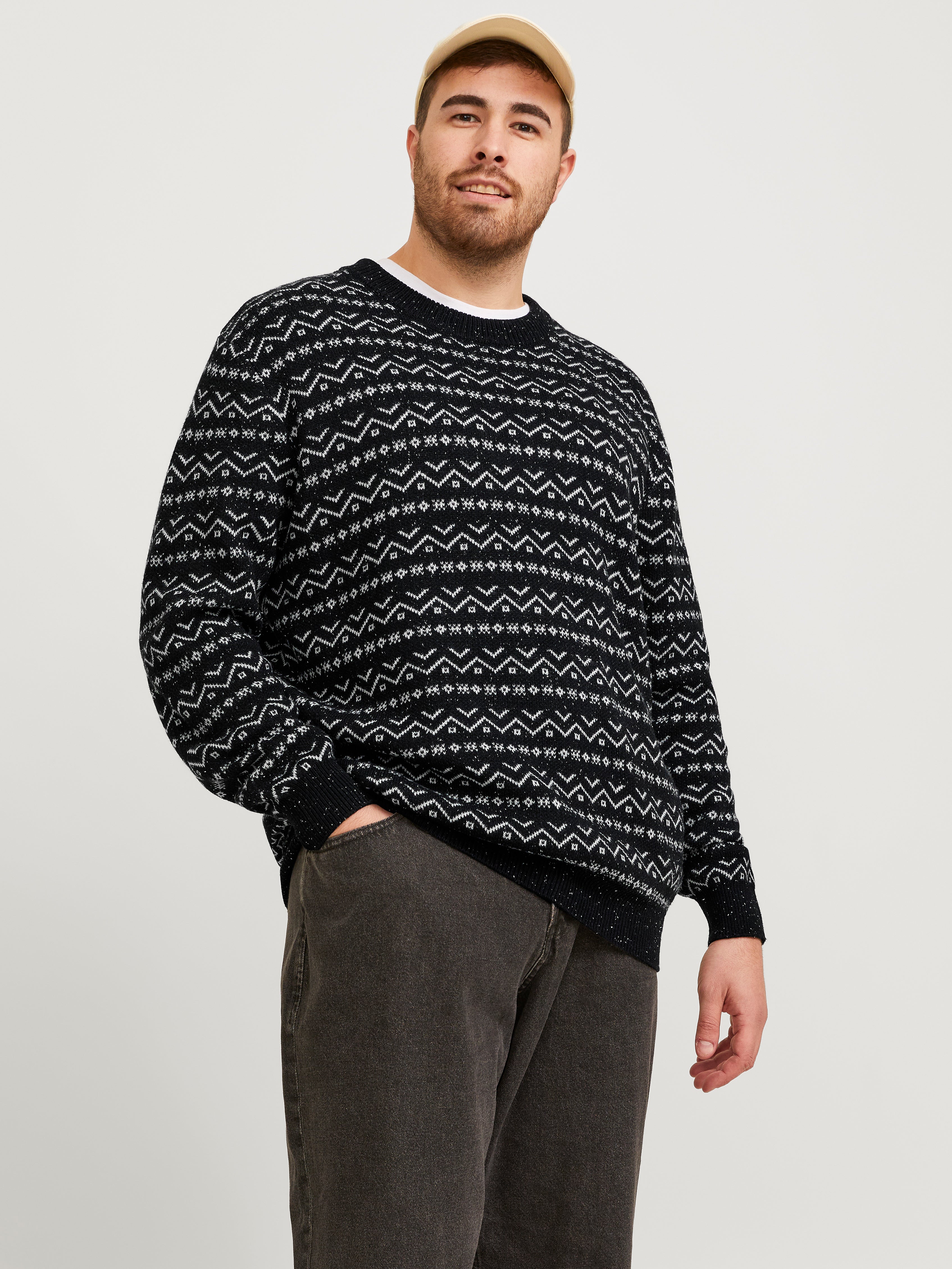 Plus Size X mas Crew Neck Jumper with 60 discount Jack Jones