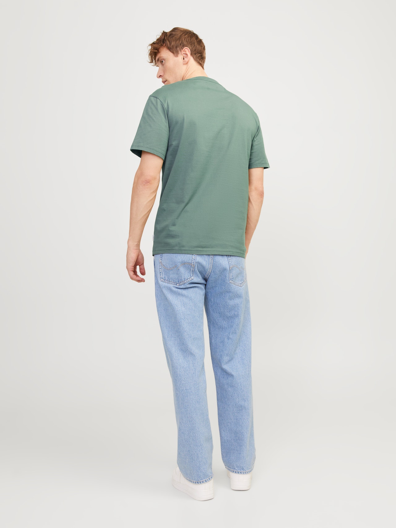 Jack & Jones Nyomott mintás Környak Trikó -Laurel Wreath - 12252173