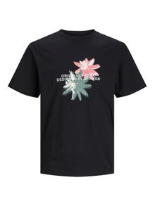 Jack & Jones Gedruckt Rundhals T-shirt -Black - 12252173