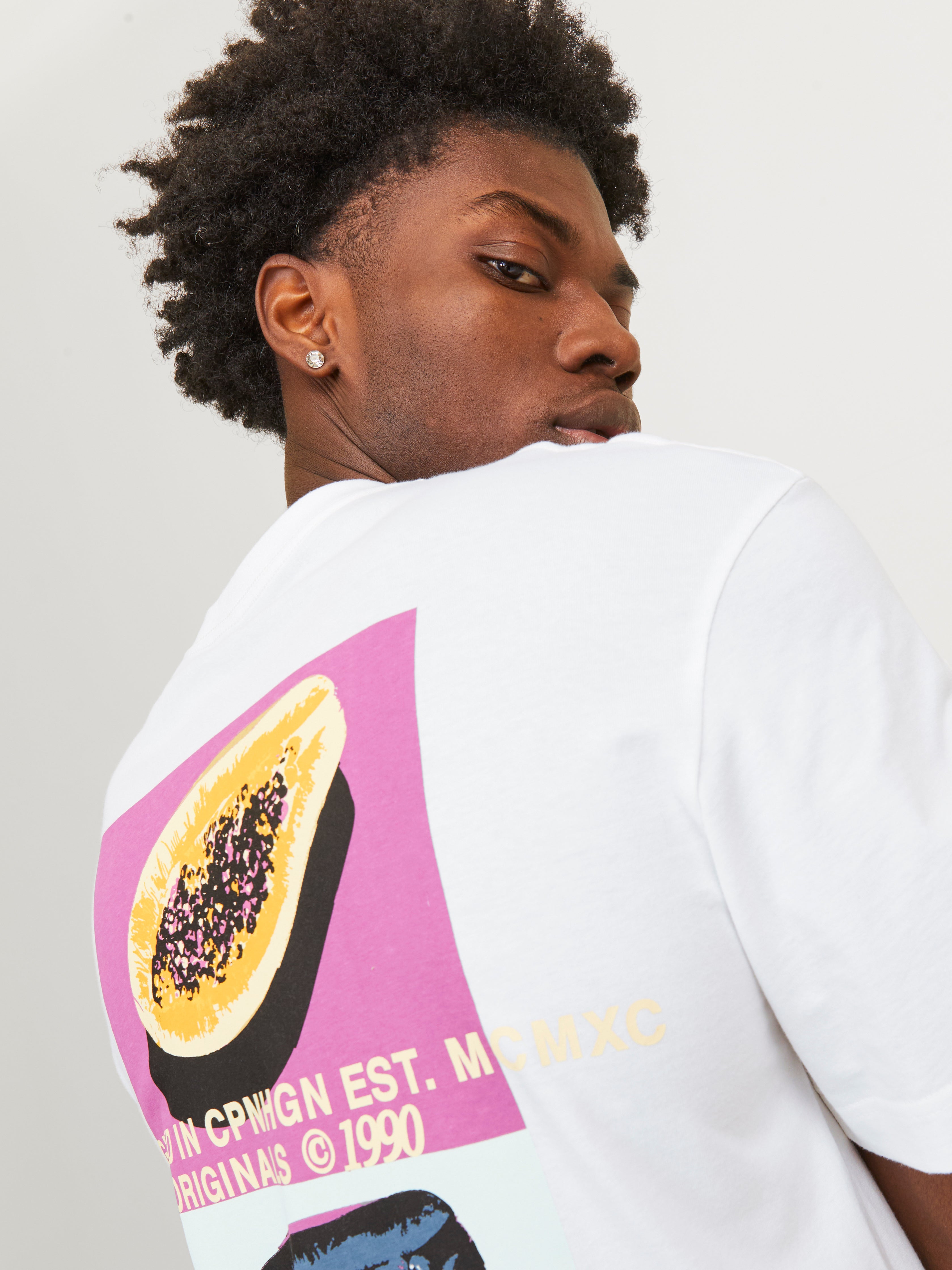 Jack & Jones Printed Crew neck T-shirt - 12252175